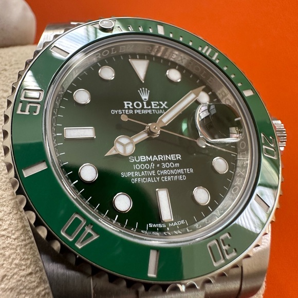 Rolex Hulk green 40 submariner box and papers circa 2019 
116610LV - Picture 15 of 16